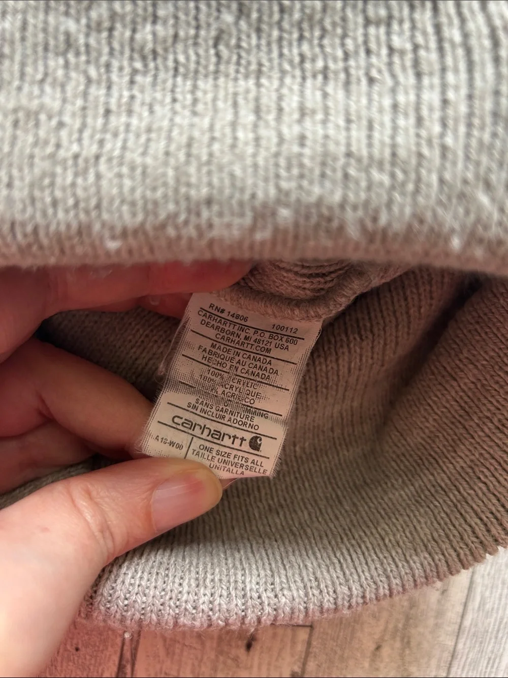Carhartt cozy knit